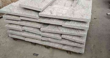 佳木斯芝麻白蘑菇石，自然面