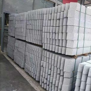 佳木斯芝麻白树围石 树池