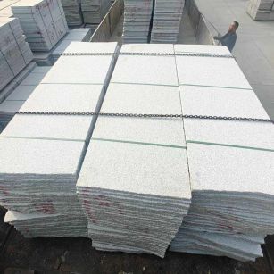 佳木斯芝麻白毛板，石材毛板