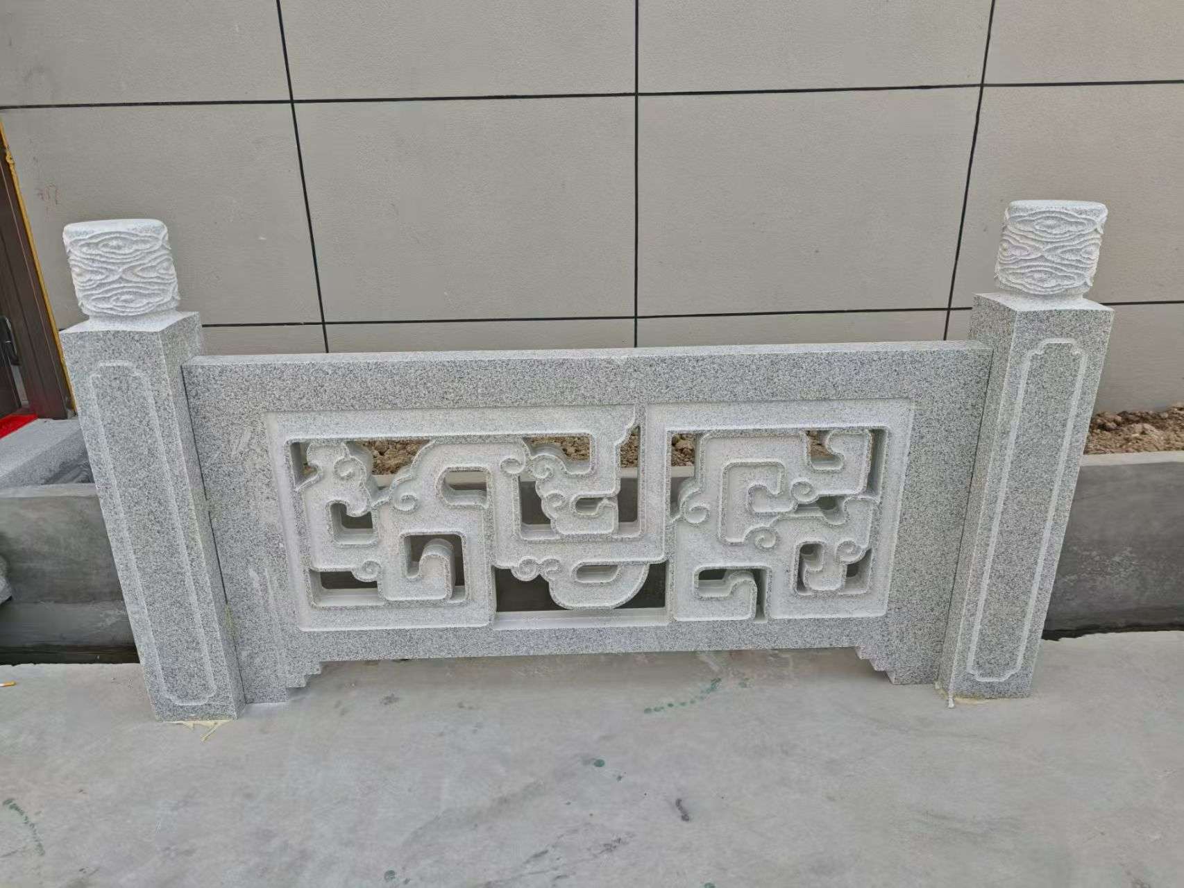 佳木斯芝麻白河道栏杆 桥栏杆